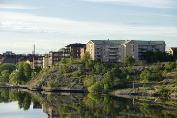 Fototapeta na wymiar Stockholm embankment.