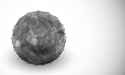 Low poly sphere
