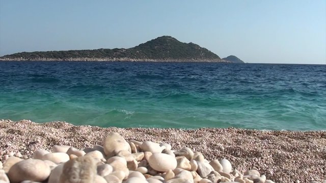 Magnificent view on an island