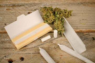 Rolling a joint