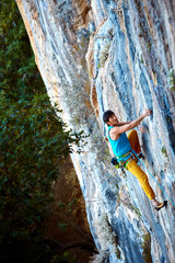 male rock climber 