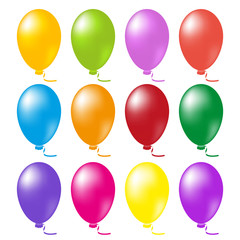 Balloons set illustration
