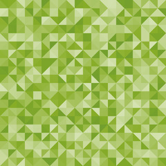 Fototapeta na wymiar Abstract background green triangles illustration