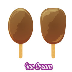 vector illustration of tasty ice cream 