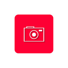 A flat icons for web, which shows the symbol of camera.