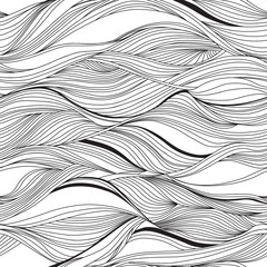 Vector seamless abstract pattern, waves - 101361441