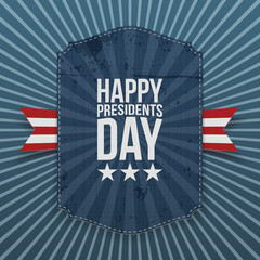 Happy Presidents Day big american Poster Template