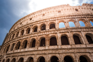 Fototapeta na wymiar Beautiful Colosseum in Rome