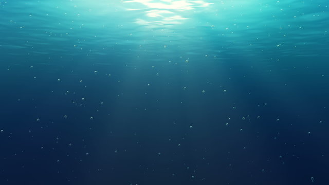 fast underwater air bubbles (Loop)