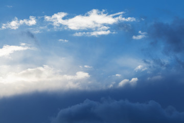 Obraz premium Blue sky with cloud 
