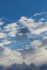 Blue sky with cloud 