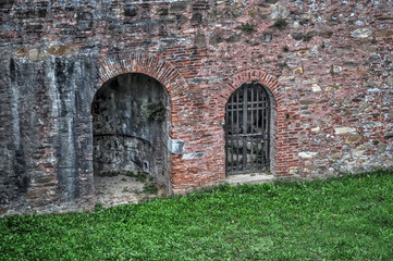Fototapeta na wymiar ancient prisons
