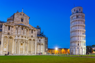 Leaning Tower of Pisa on Piazza dei Miracoli, Italy