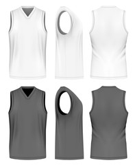 Men sport training sleeveless t-shirt. 