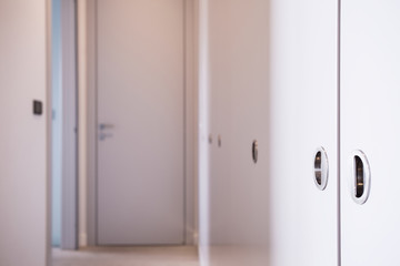 Wardrobe in the house