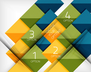 Fototapeta premium Vector square abstract background