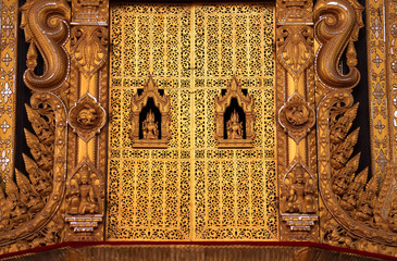 Bago, Myanmar at Kambawzathardi Golden Palace.