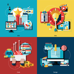 Creative Project Icons Set