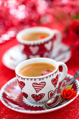 Coffee for Valentine’s day.