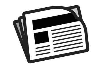 journal newsletter picto vecteurs 4