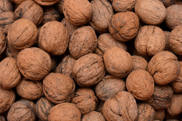 Nuts, harvest, food.