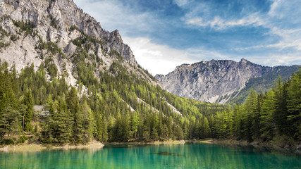 Green lake, Tragoess, Styria, Austria