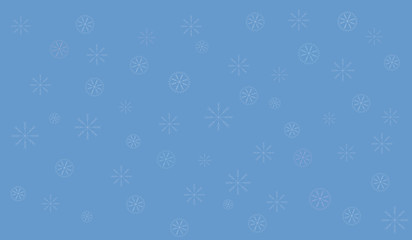 Snow Seamless Vector Background - obrazy, fototapety, plakaty