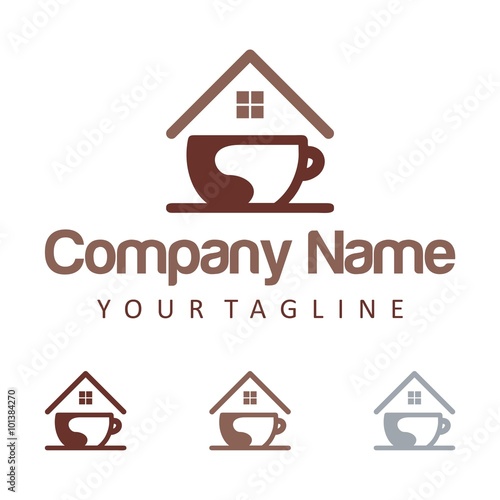 Coffee Logo Cafe Coffee Home Coffee Design Logo Vector Coffee Logo Cafe Coffee Home Coffee Design Logo Vector