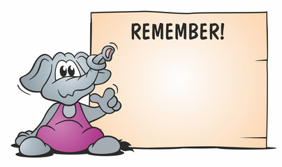 Elephants remember