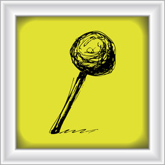 Sketch of a map pin