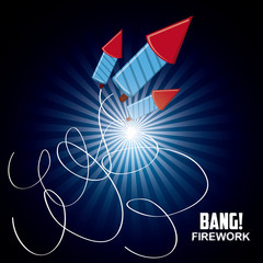 Firework icon design 