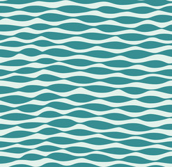 Vector seamless abstract waves pattern - 101390807