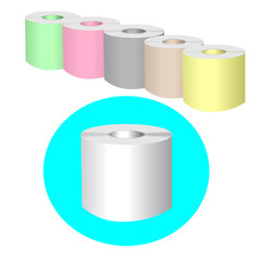 Toilet Roll. Vector Illustrator