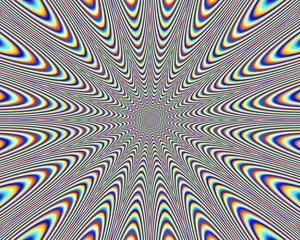 Muster der optischen Täuschung © S_E