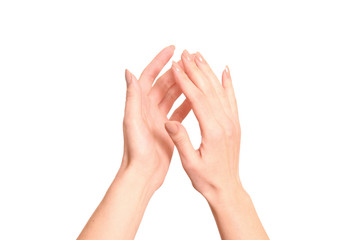 Clapping! Female hands clapping