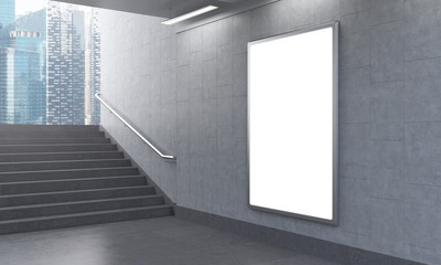 Obraz premium Underground advertising