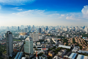 Fototapeta premium View of Bangkok city, Thailand