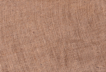 Fototapeta na wymiar Brown cotton textile texture.