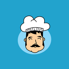 funny cartoon chef