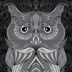 owl art theme