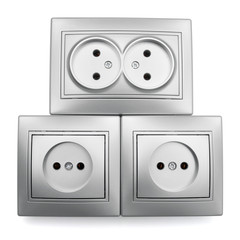 Four gray outlet