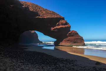 Big Red Arch of Legzira. Morocco. 