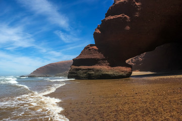 Big Red Arch of Legzira. Morocco. 