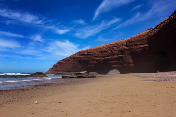 Big Red Arch of Legzira. Morocco. 