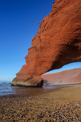 Big Red Arch of Legzira. Morocco. 