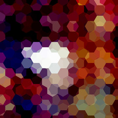 Fototapeta na wymiar Vector background with hexagons. 