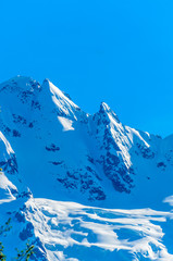 Fragment of Mountain View in Vancouver, Canada.