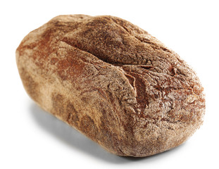 Bread isolated on white