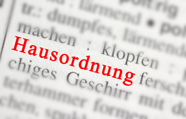hausordnung
