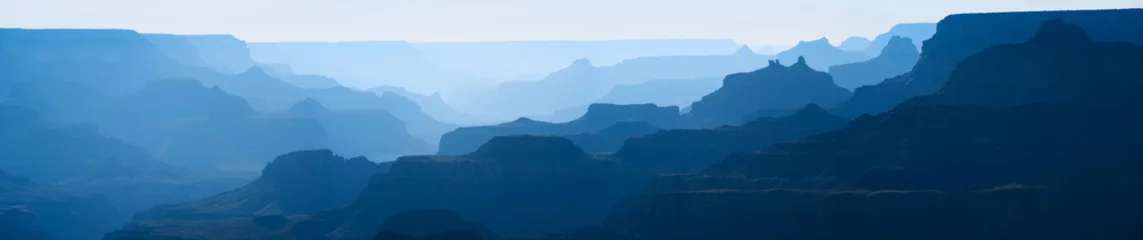 Foto auf Leinwand Grand Canyon an einem trüben Morgen © kateleigh